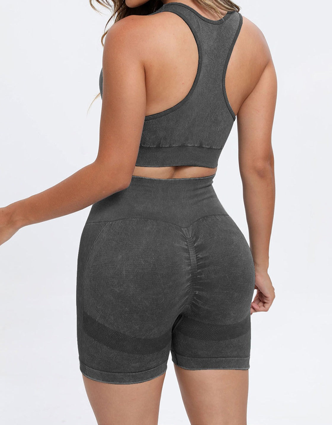 Scoop Neck Wide Strap Top and Shorts Active Set