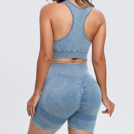 Scoop Neck Wide Strap Top and Shorts Active Set